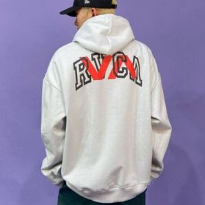 【未使用】RVCA ビッグシルエット 撥水加工 バックプリントパーカー ルーカ