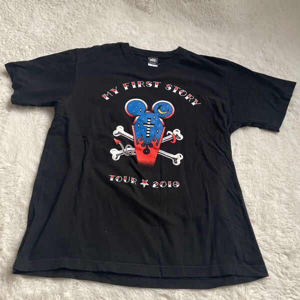 マイファス サイズL Tシャツ myfirststory ライブtシャツ ブラック