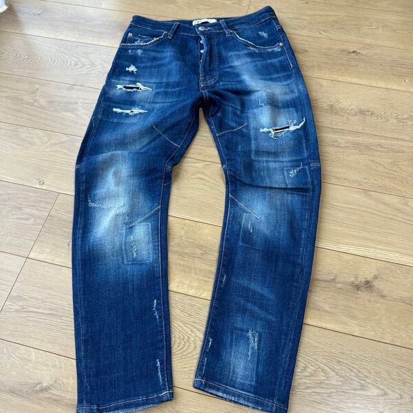 ZARA メンズ ダメージデニム
