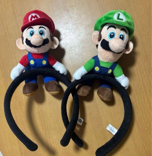 ユニバ限定 マリオアンドルイージカチューシャ 使用なし!