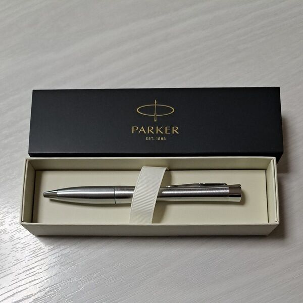 PARKER シルバーボールペン本体 箱付き