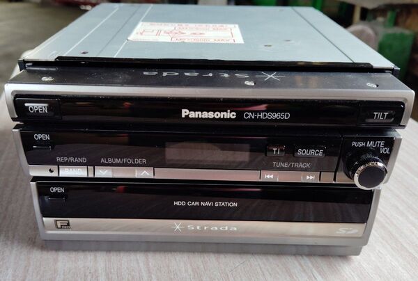 Panasonic (パナソニック) ストラーダ CN-HDS965TD Fクラス 地デジ/DVD/CD/MD/AM/FM 取説付