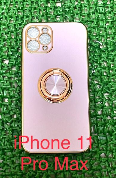 iPhone 11 Pro Max ケース TPUリング付き iphoneケース車載ケース - 002