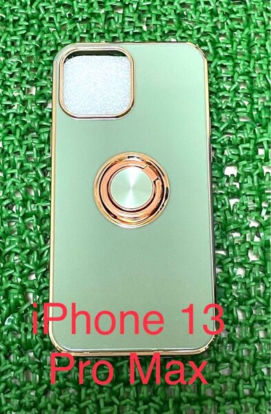 iPhone 13 Pro Max ケース TPUリング付き iphoneケース車載ケース - 031