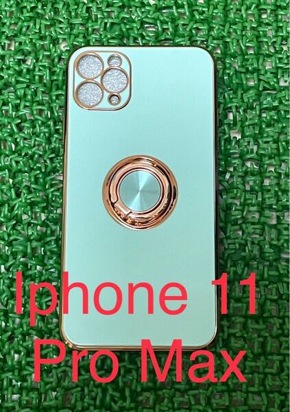 iPhone 11 Pro Max ケース TPUリング付き iphoneケース車載ケース - 023