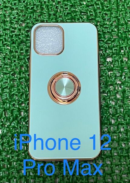 iPhone 12 Pro Max ケース TPUリング付き iphoneケース車載ケース - 023