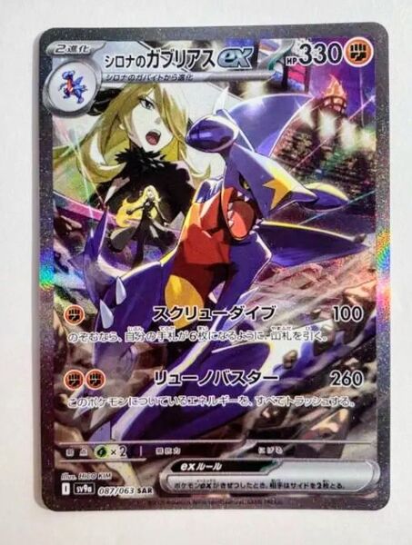 ポケモンカード シロナのガブリアスex SAR