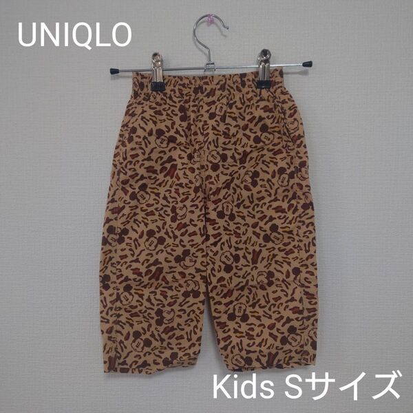 【S】UNIQLOキッズ ミッキー ヒョウ柄 ステテコ②