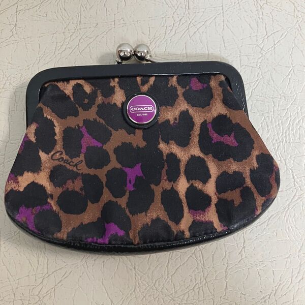 !!美品 !!COACH コーチ 財布 がま口 コインケース 小銭入れ 小物入れ