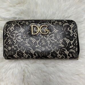 DOLCE & GABBANA ドルチェアンドガッバーナ ラウンドファスナー 長財布 ロングウォレット