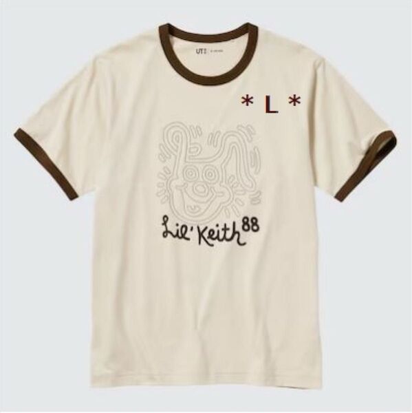 UTアーカイブ UT キース・ヘリング(半袖・レギュラーフィット) リンガーTシャツ UNIQLO