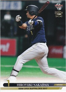 BBM 2017 オリックス・バファローズ 中島宏之 Bs44 レギュラー