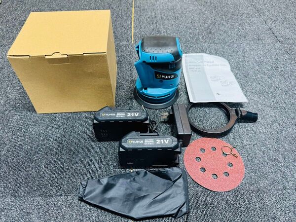 ダブルアクションサンダー マキタ互換品 充電式 電動ランダムオービットサンダ