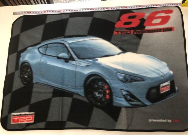 トヨタ 86 TRD フリースブランケット 膝掛け 非売品 希少