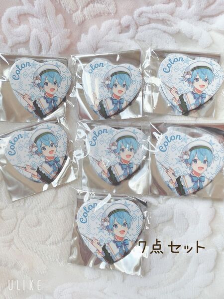 すとぷり 缶バッジくじ ころんくん 7点セット