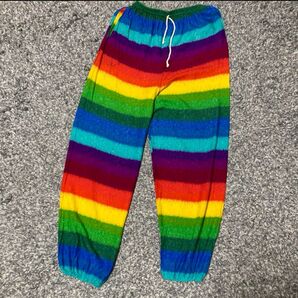 【美品】レインボー パンツ サルエルパンツ