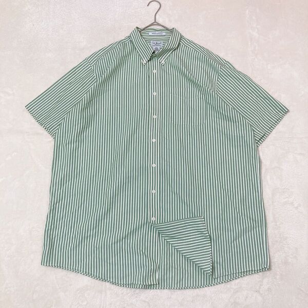 【美品】L.L.BEAN エルエルビーン 半袖BDシャツ オーバーサイズ 00s