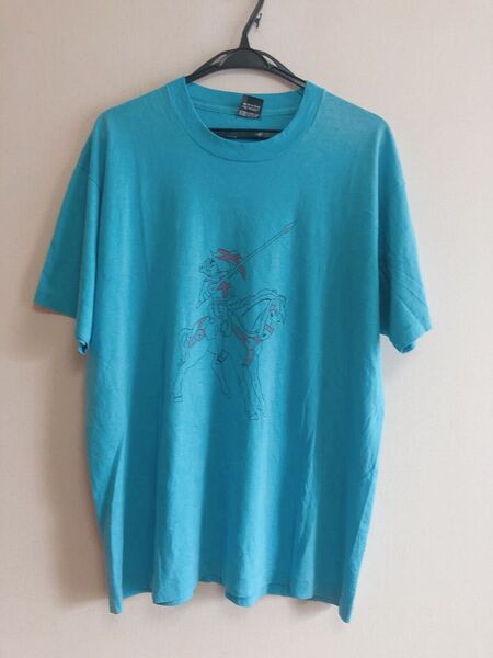 古着 Tシャツ USA SCREEN STARS BEST ブルー XL