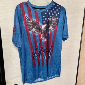 TシャツティシャツブルーワイルドアメリカンコンドルXL新品未使用-A010