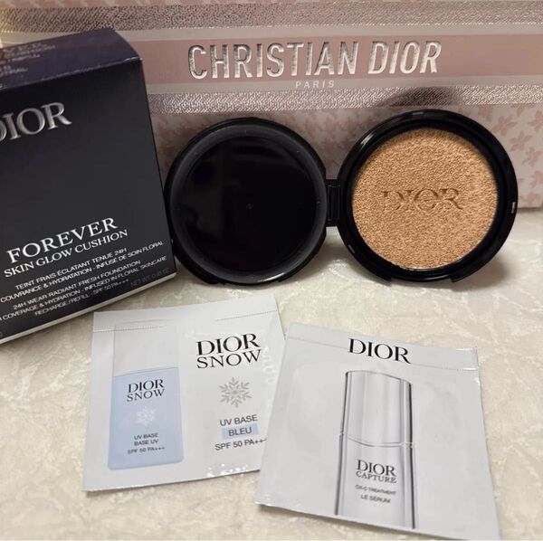 【ほぼ新品】Dior ディオールスキンフォーエヴァーグロウクッション リフィル #0N