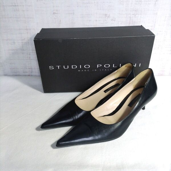STUDIO POLLINI ポリーニ ポインテッドトゥパンプス ピンヒール