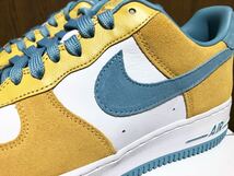 20年製 NIKE AIR FORCE 1 BY YOU YELLOW SUEDE ナイキ エアフォース AF1 SWOOSH【CT3761-991】イエロー スエード ホワイト レザー US8.5_画像3