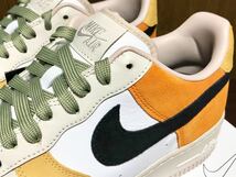 20年製 NIKE AIR FORCE 1 BY YOU SUEDE “Kumquat” ナイキ エアフォース AF1 SWOOSH【CT3761-991】イエロー スエード レザー US8.5_画像7