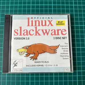 超激レア Linux slackware version 3.0 2枚組CD-ROM