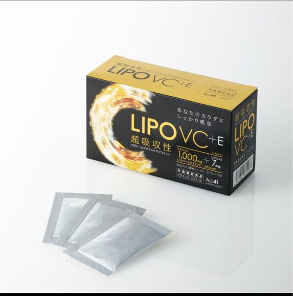 LIPO VC+E リポソームビタミンC 1950mg【ビタミンC+E ダブル栄養機能食品】30日分 高濃度 超吸収 日本製