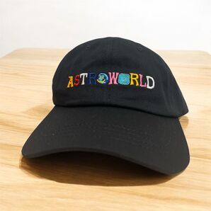 【新品未使用】Travis Scott ASTROWORLD キャップ ブラック 帽子 CAP