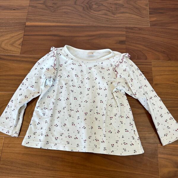 カットソー 長袖 Tシャツ トップス プティマイン 女の子 110