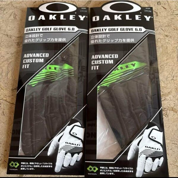 【24】オークリー ゴルフグローブ OAKLEY グローブ ゴルフ 2枚