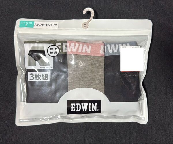 エドウィン EDWIN スタンダードショーツ3枚組 Lサイズ