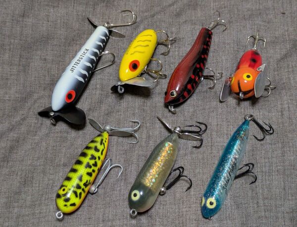 HEDDON★ヘドン★FRED ARBOGAST★TIEMCO★トップウォーター★7点セット★新品未使用★送料無料★クーポン