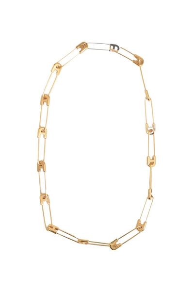 AMBUSH SMALL SAFETY PIN LINK NECKLACE ネックレス ゴールド アクセサリー ピン