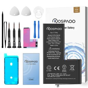 For iPhone11 Pro 互換バッテリー 『工具セット』 標準容量 交換ビデオ 3046mAh PSE準拠 交換修理
