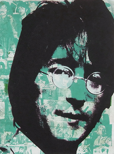 ジョンレノン3 John Lennon アートポスター シルクスクリーン