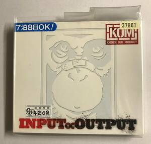 【CD】INPUT ∝ OUTPUT KNOCK OUT MONKEY【レンタル落ち】@CD-02