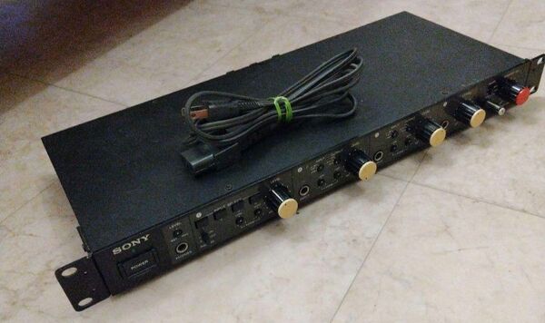 作動良好 SONY オーディオミキサーSRP-X6004 XLR RCA接続