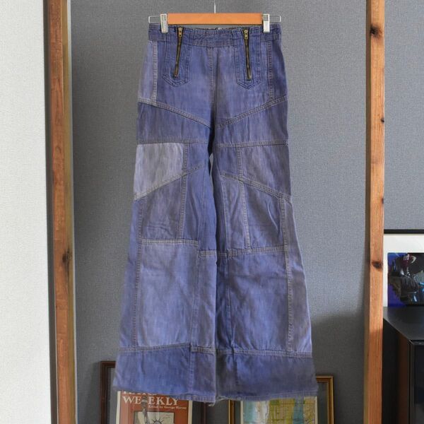 1970s ヒッピー フレアパンツ ベルボトム