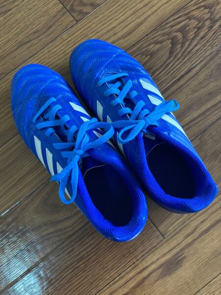 adidas サッカーシューズ ブルー 23㎝