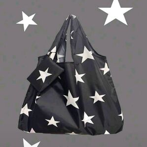 大容量!星柄ポーチ付きエコバッグ おしゃれ