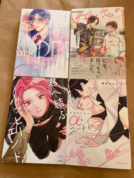 BL コミック 4冊セット まとめ売り 相野ココ 完璧な柴先輩のやわいとこ Arinco 野田のんだ 幸田みう