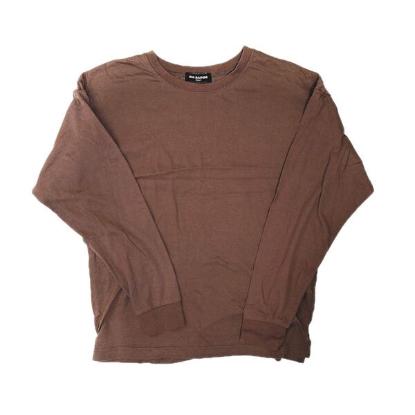 カットソー 長袖 Tシャツ ロンT ブラウン 焦げ茶 傷汚れなし Mサイズ トップス ニット