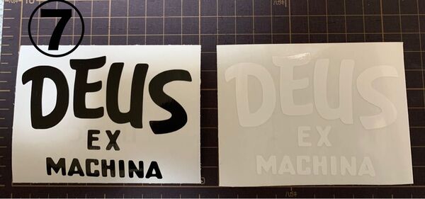 Deus EX Machina デウス カッティングステッカー