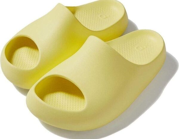 サンダル ルームシューズ ベランダ バス トイレスリッパ 滑り止め 黄色