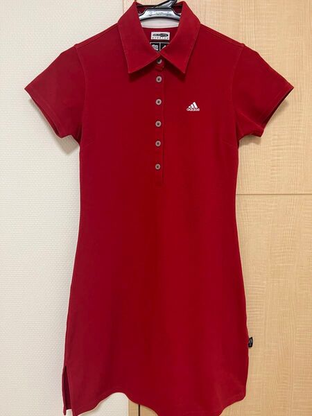 adidas climalite半袖ポロワンピース