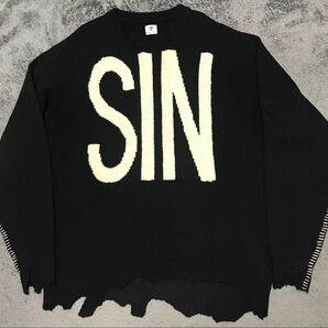 セントマイケル SIN ダメージ加工ニット