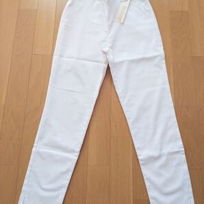 新品【Brillage 涼感 ラクキレイパギンスQL オフホワイト S 股下丈63】スクロール生協CO・OP 春夏 クロプトパンツ