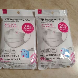 不織布マスク ちいさめ ダイソー